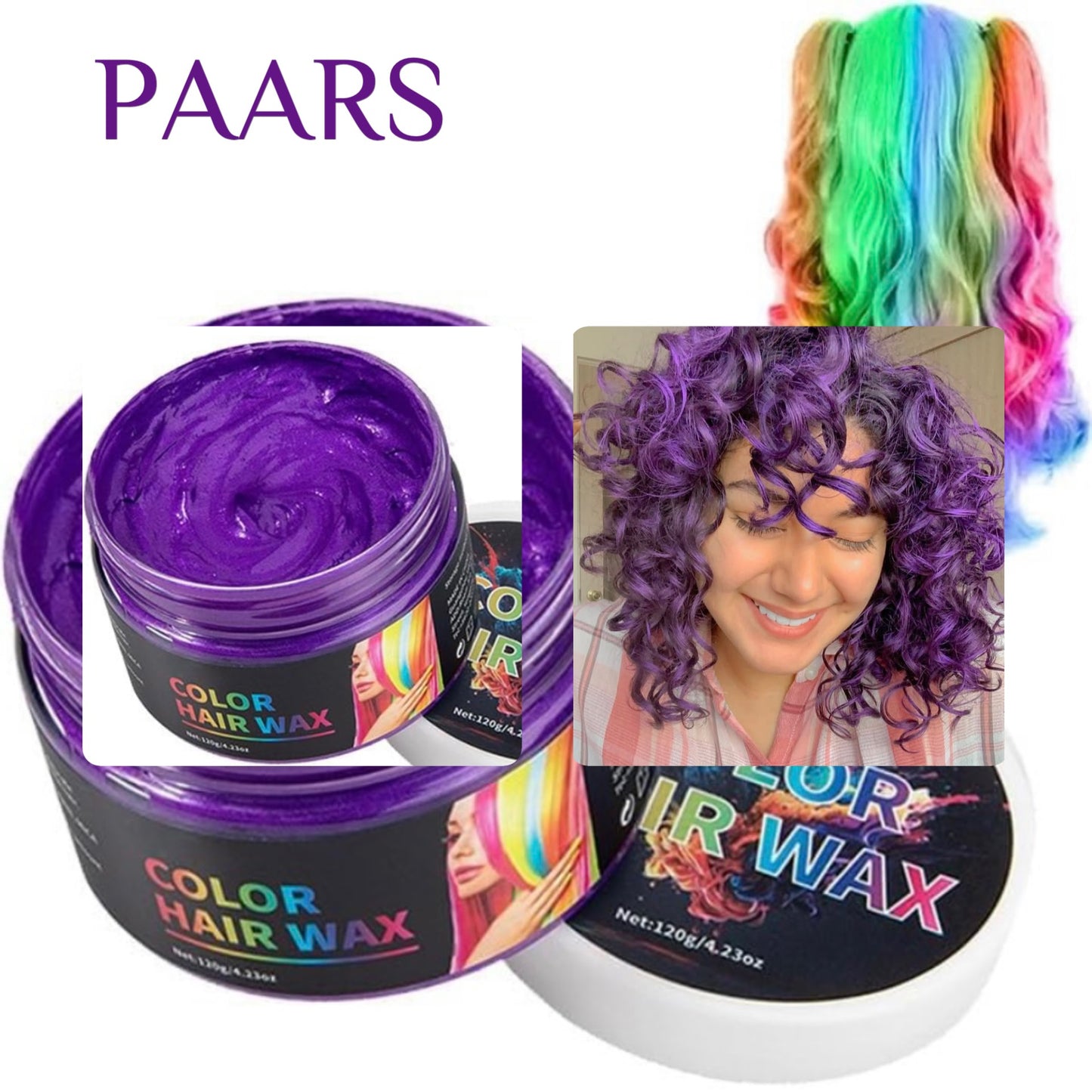 Haar Kleur Wax - Directe Kleur, 100% Uitwasbaar