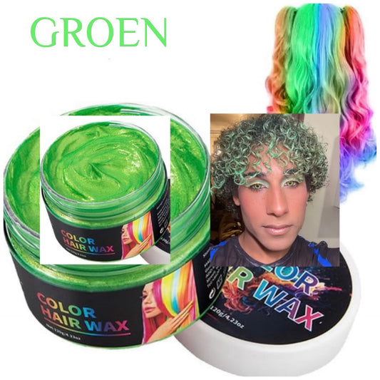 Haar Kleur Wax - Directe Kleur, 100% Uitwasbaar